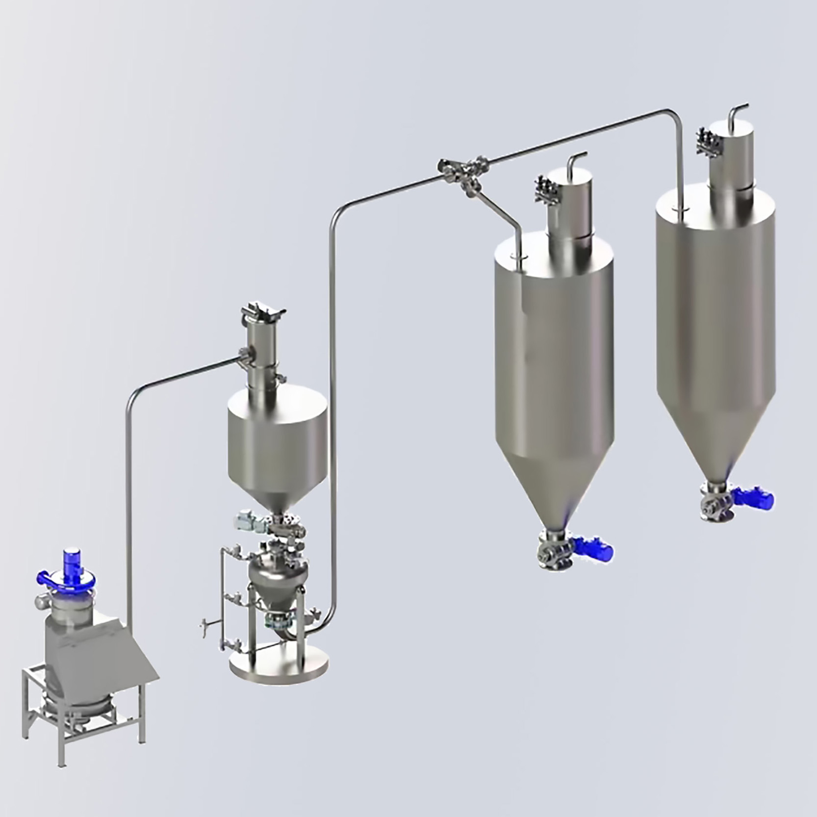 正壓密相氣力輸送